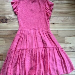 Mine Bright Pink Casual Dress